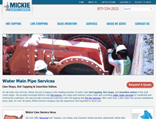 Tablet Screenshot of mickieservice.com
